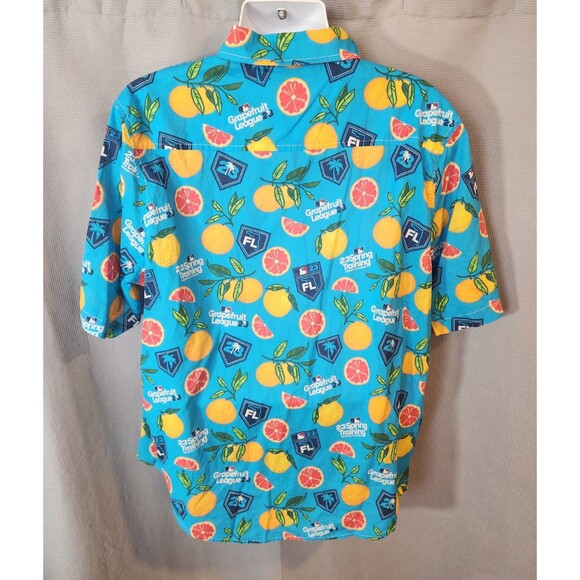Grapefruit League Button Up Shirt Mens 2XL XXL All Over Print Genuine MLB - Picture 2 of 6